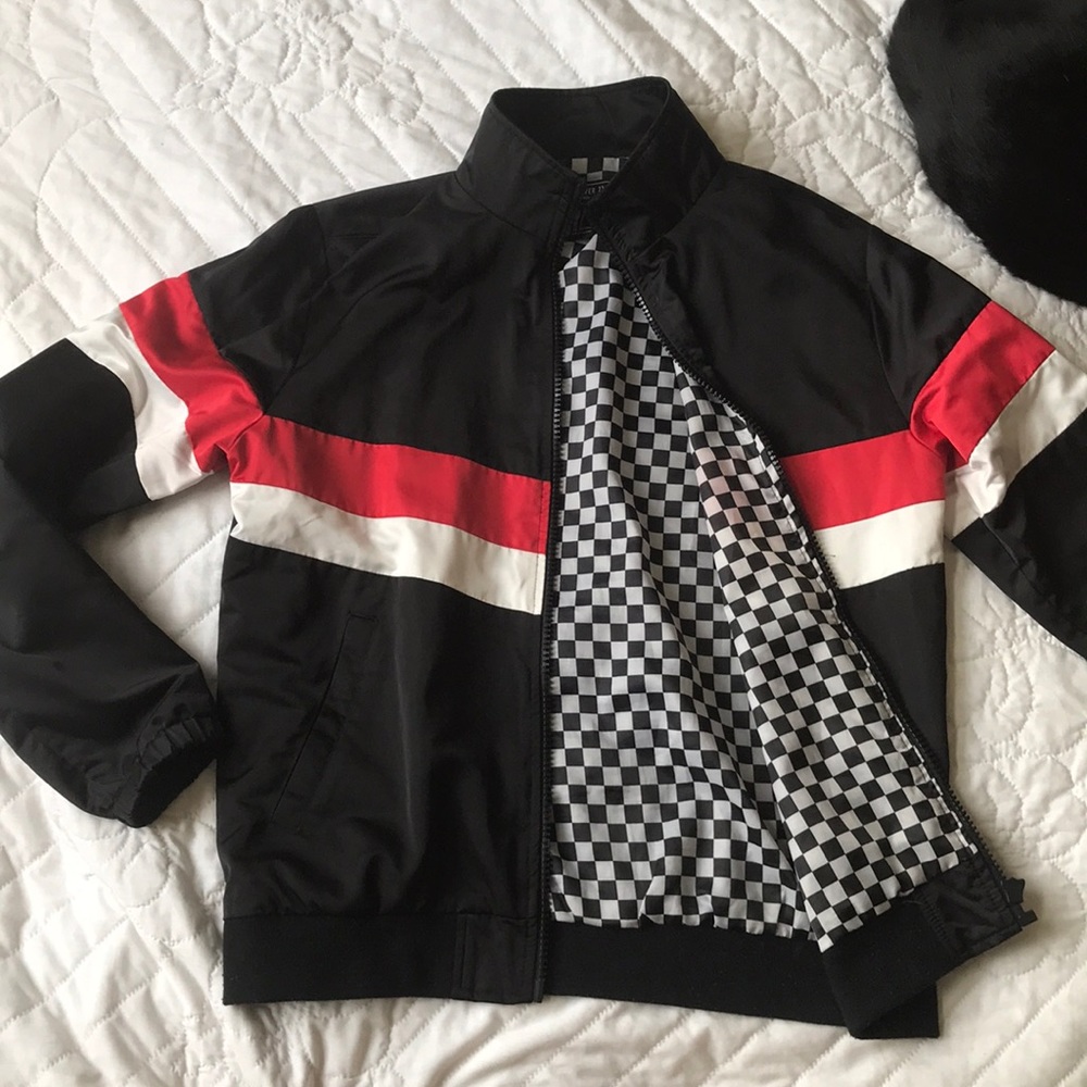 Black & Red Checkered Jacket